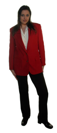 Ladies Classic Red Blazer