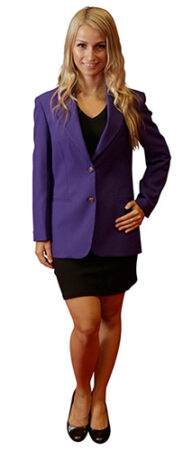 Ladies Classic Purple Blazer