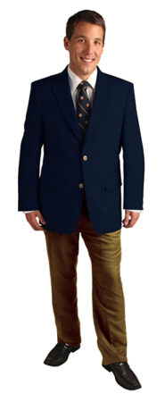 Men's Classic Dark Navy Blue Blazer