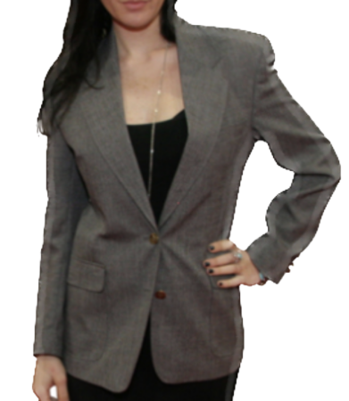 Ladies Classic Grey Blazer